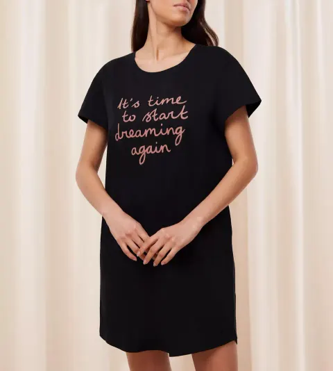 Triumph Nightdresses NDK 02 X Black - 0004 10215185*0004 - Rozmiar: 48