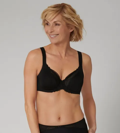Triumph Modern Lace+Cotton W Black - 0004 10207538*0004 - Rozmiar: 95E