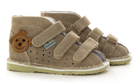 Buty profilaktyczne Danielki T105L beż miś