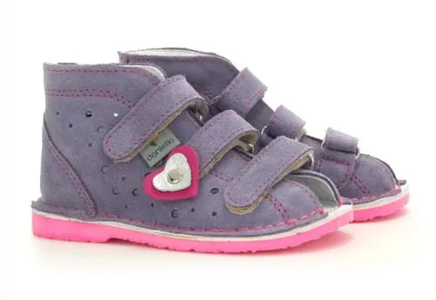 Buty profilaktyczne Danielki TA125 wrzos fluo