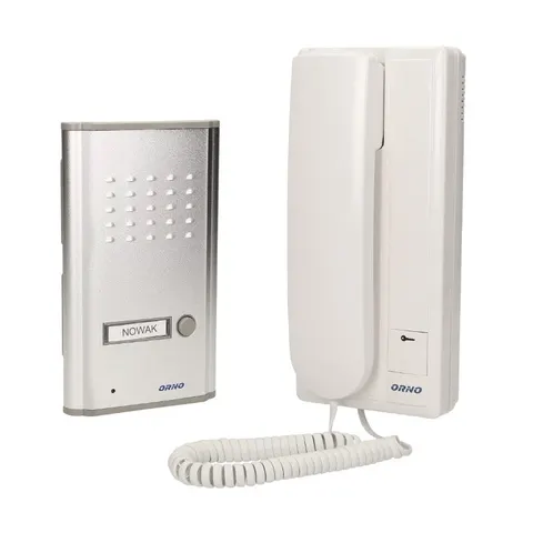 Domofon przewodowy OR-DOM-RL-901 / FOSSA (panel zew., unifon,zasilacz)