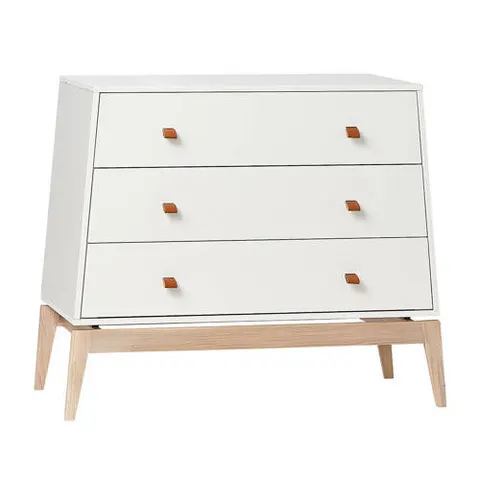 LEANDER LUNA™ – komoda biała / dębowa