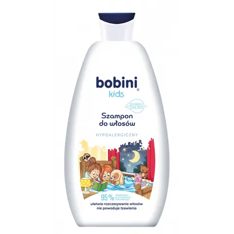 BOBINI KIDS Szampon do włosów HYPOALERGICZNY, 500 ml
