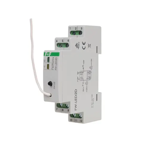 Dwukanałowy sterownik LED 12 V DC, FW-LED2D