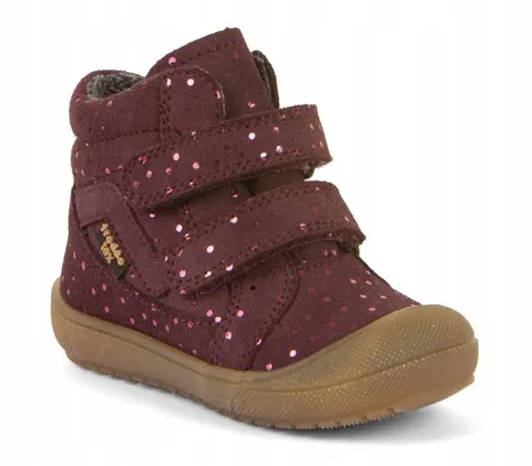 Froddo trzewiki Barefoot Ollie Tex G2110139-9 Bordeaux – rozmiar 25