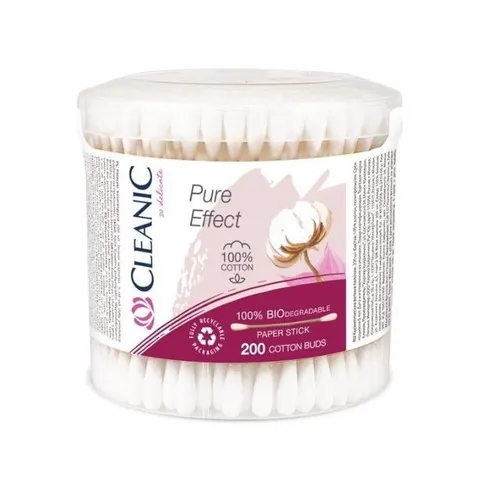 CLEANIC PURE EFFECT Patyczki higieniczne papierowe, 200 szt