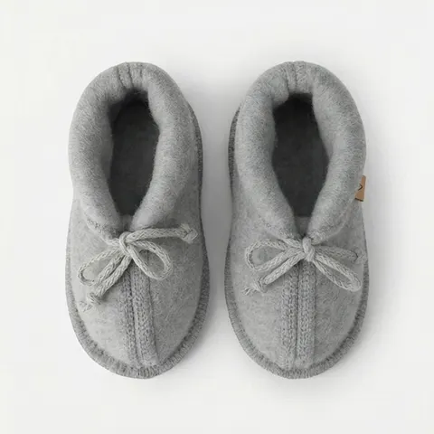 ZAFFIRO Buciki dziecięce wełniane Sierra M 6-12m grey