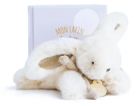 SCANDINAVIAN Doudou Lapin Bonbon królik 16 cm taupe