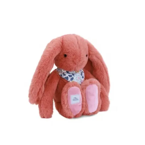 SCANDINAVIAN Doudou Lapin Fleurette królik terakota 25 cm