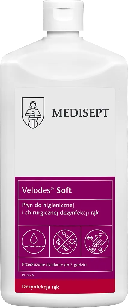 Velodes® Soft - płyn do dezynfekcji rąk - 500ml