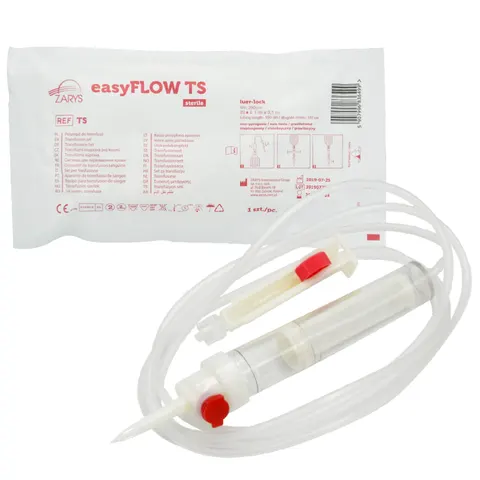 Przyrząd do przetaczania krwi easyFLOW TS Zarys