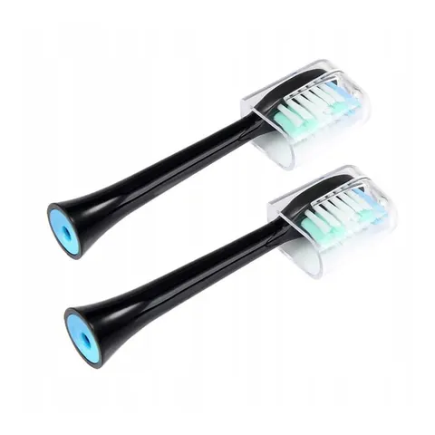 KOŃCÓWKI DO SZCZOTECZKI SONICZNEJ SONIC BLACK (SARMOCARE ALFAVISE)