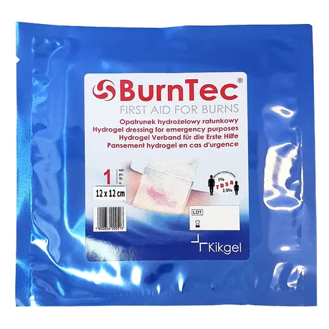 Burntec ratunkowy opatrunek hydrożelowy sterylny, 12x12 cm