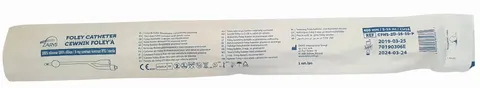 Cewnik urologiczny ZARYS 100% Silikon 5-10ml CH 16
