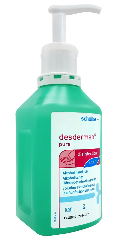 Płyn do dezynfekcji rąk Desderman® Pure Schülke 500ml + pompka