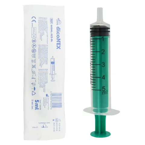 dicoNEX Strzykawka 3-częściowa luer 5ml - 1 szt.