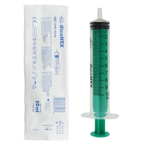 dicoNEX Strzykawka 3-częściowa luer 10ml - 1 szt.