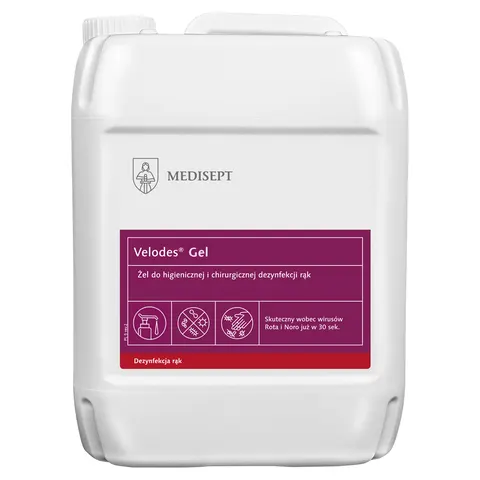 Velodes® Gel - Preparat do dezynfekcji rąk 5L