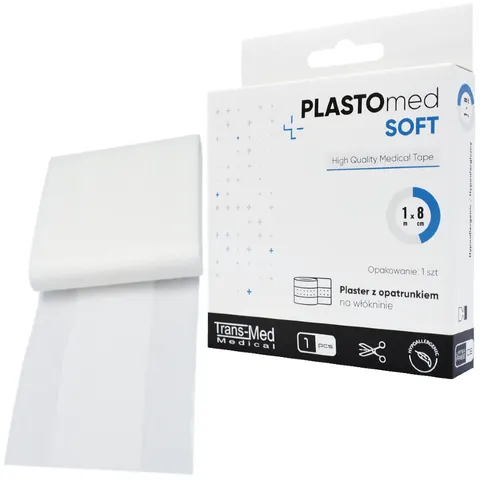 PLASTOmed ™ SOFT - Plaster włókninowy 8cm x 1m
