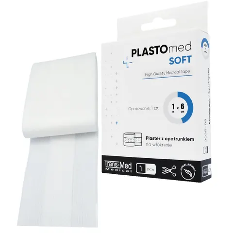 PLASTOmed ™ SOFT - Plaster włókninowy 6cm x 1m