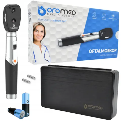 Oftalmoskop OROMED ORO-OFT200 LED + ETUI + ŻARÓWKI + BATERIE