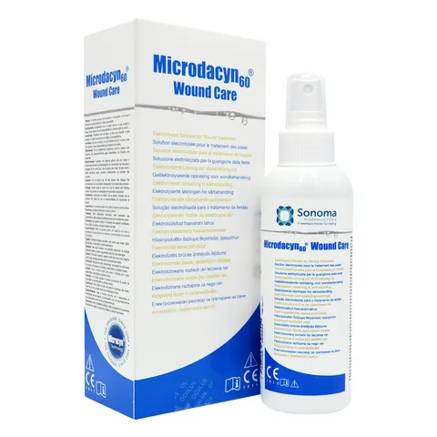 Microdacyn60® Wound Care - Roztwór do płukania i odkażania ran spray - 100ml