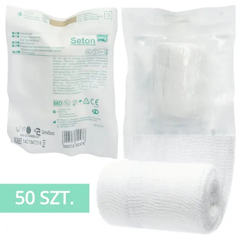 Seton z gazy jałowy 5cmx2m 17N 4W MATOPAT - 50 szt.