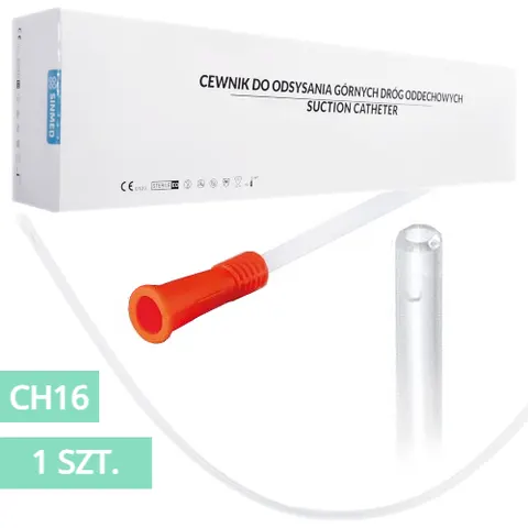 Cewnik do odsysania górnych dróg oddechowych CH16 SINMED - 1 szt.