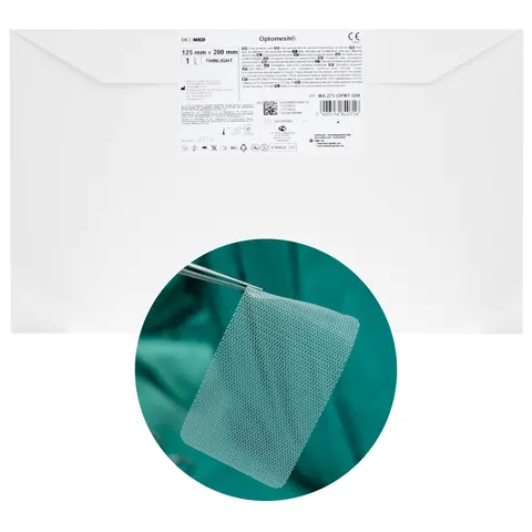 Optomesh® Thinlight - Chirurgiczna siatka przepuklinowa implant 125x200mm