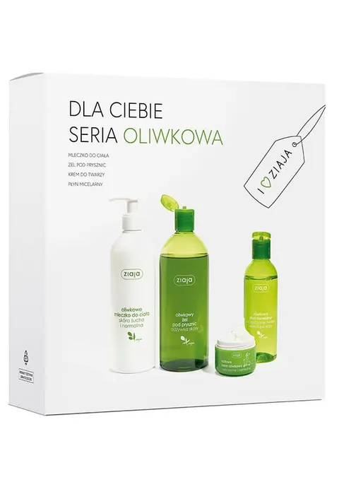 ZIAJA Zestaw prezentowy OLIWKOWY