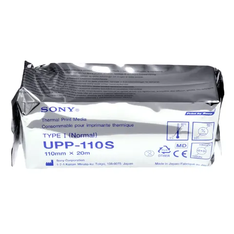 Papier SONY UPP-110S 110mmx20m do Videoprinterów USG (Mitsubishi K61B)