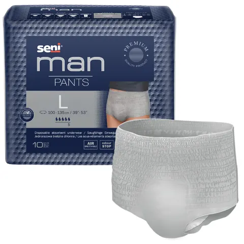 Bielizna chłonna dla mężczyzn Seni Man PANTS Level 5 r. L - 10 szt.