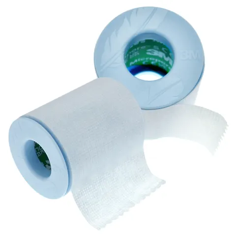 3M Micropore™ S - Przylepiec silikonowy chirurgiczny 5cm x 5m - 1 rolka