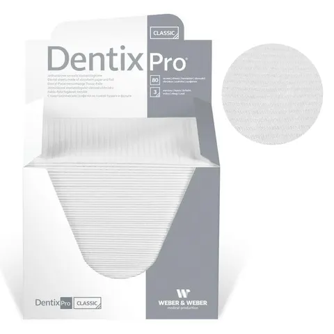 DentixPro CLASSIC Serwety stomatologiczne składane 33x48cm BIAŁY - 80 szt. / REF: CLASSICSKŁ/B