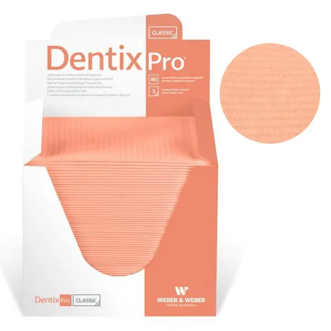 DentixPro CLASSIC Serwety stomatologiczne składane 33x48cm MORELOWY - 80 szt. / REF: CLASSICSKŁ/M