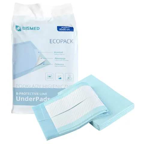 Podkłady higieniczne 60x60cm B-PROTECTIVE LINE BISMED - 25 szt.