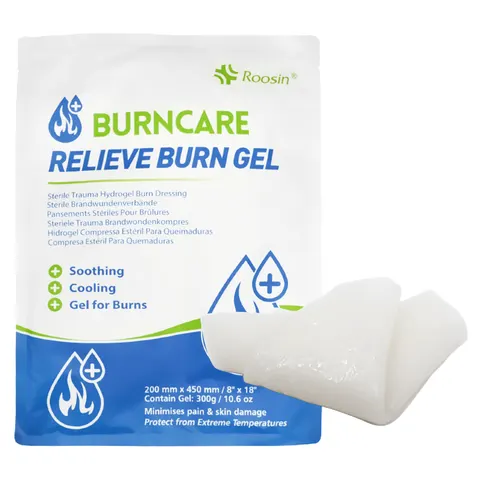 Burncare Opatrunek hydrożelowy 20x45cm sterylny Roosin