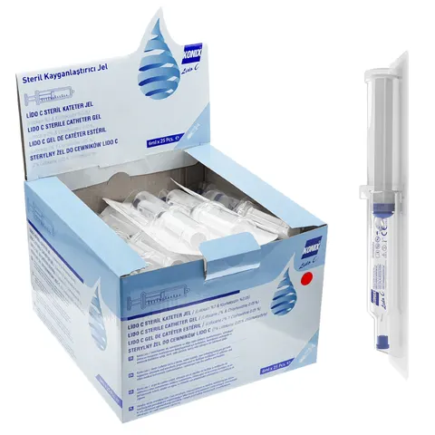 KONIX Lido C - Znieczulający żel do cewnikowania 6ml - 25 szt. | REF: SCG-0001