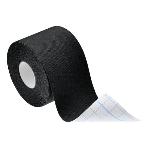 LimeTape Taśma do kinesiotapingu 5cm x 5m CZARNA