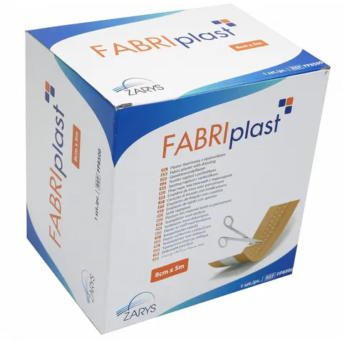 Plaster tkaninowy z opatrunkiem 8cmx5m Zarys