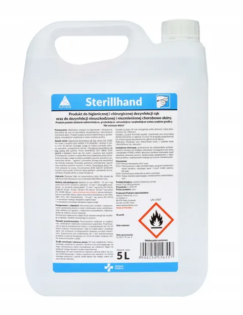 Sterillhand - Płyn do dezynfekcji rąk i skóry 5L