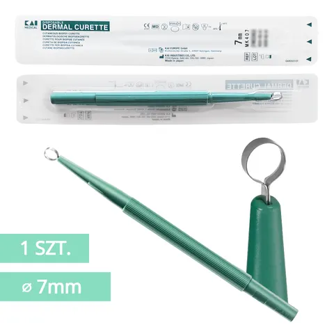Łyżeczka dermatologiczna 7mm sterylna KAI MEDICAL | REF: MK407