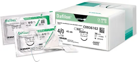 Nici BRAUN Dafilon niewchłanialne monofilament 4/0 DS19 75cm REF: C0935204 36 szt. - 1 op.