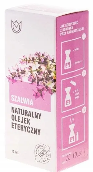 Naturalny olejek eteryczny 12ml - szałwia