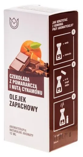 Olejek zapachowy 12ml - czekolada z pomarańczą i nutą cynamonu