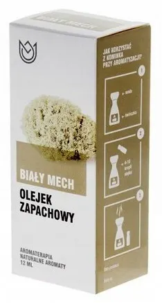 Olejek zapachowy 12ml - biały mech