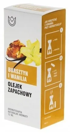 Olejek zapachowy 12ml - bursztyn i wanilia