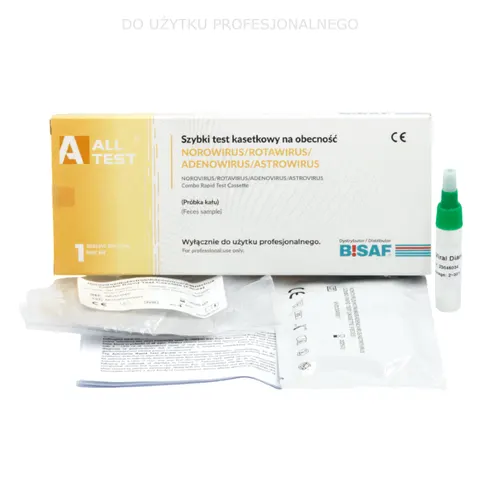 Test COMBO 4w1 | jelitowe | Norowirus | Rotawirus | Adenowirus | Astrowirus - 1 szt.
