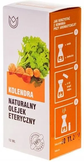Naturalny olejek eteryczny 12ml - kolendra