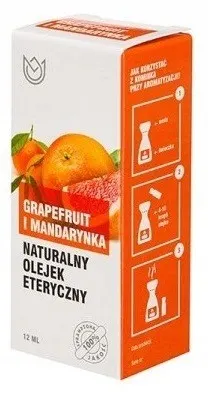 Naturalny olejek eteryczny 12ml - grapefruit i mandarynka